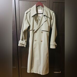 Abercrombie & Fitch Olive Trench Coat